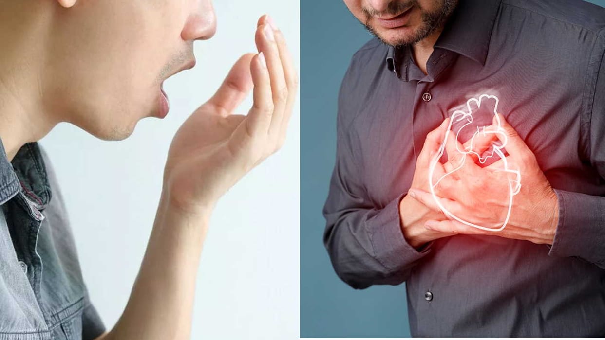 Gum Disease and bad breath linked to Heart Disease know how to identity