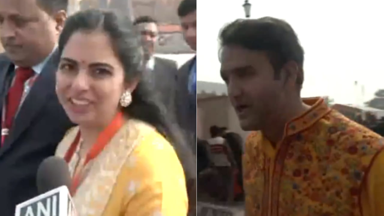 Ayodhya: The entire Ambani family attended the Pran Pratishtha program of Shri Ram temple, see photos