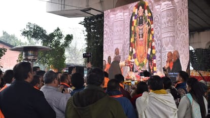 celebration in jammu kashmir: LG Manoj Sinha extends greetings on Shri Ram Mandir Pran Pratishtha ceremony