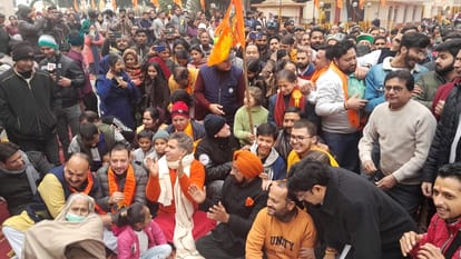 celebration in jammu kashmir: LG Manoj Sinha extends greetings on Shri Ram Mandir Pran Pratishtha ceremony