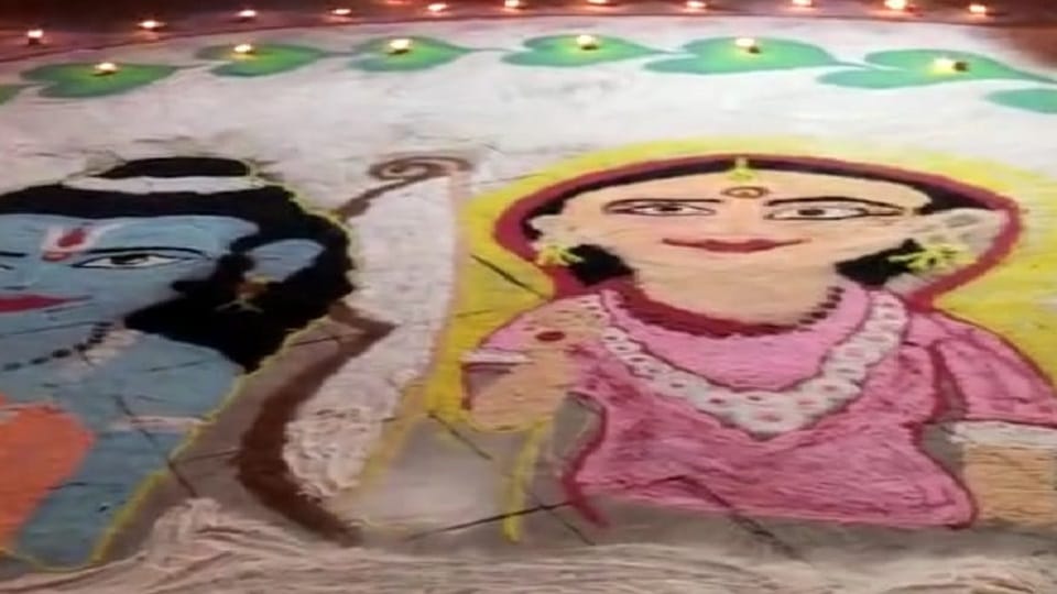Uttarakhand shining in the light of lamps on the occasion on ramlala pran pratishtha