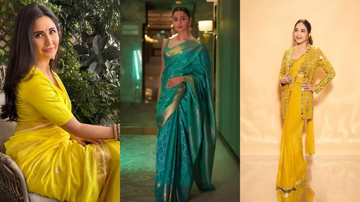 Madhuri Dixit Vicky Kaushal Katrina Alia bhatt Ranbir Kapoor head to Ayodhya for Pran Pratishtha Ceremony