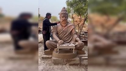 Ayodhya Ram Mandir Statue of Maharishi Valmiki made in Gwalior will be installed at Ayodhya Airport