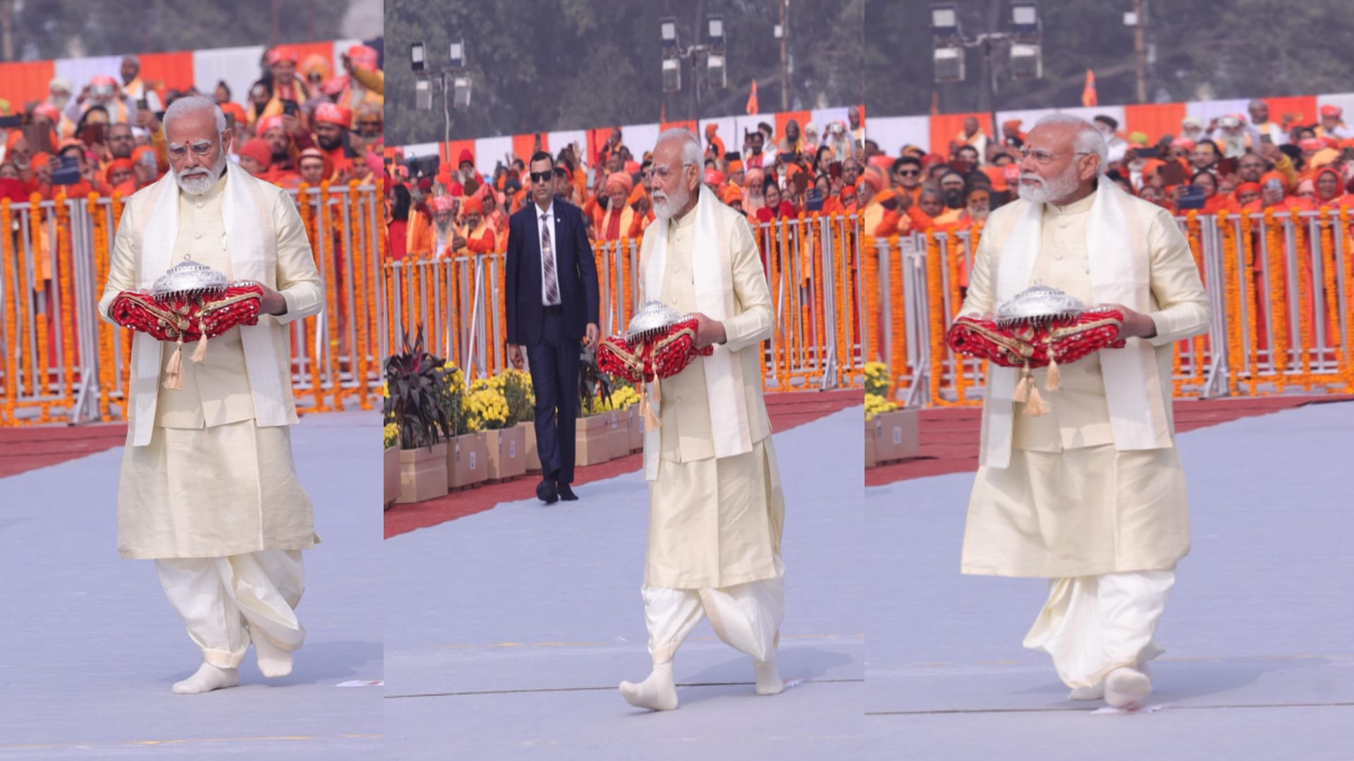 Ayodhya Ram Mandir Pran Prathistha Photos: PM Modi in Ayodhya Ram Lalla Virajman Murti Images