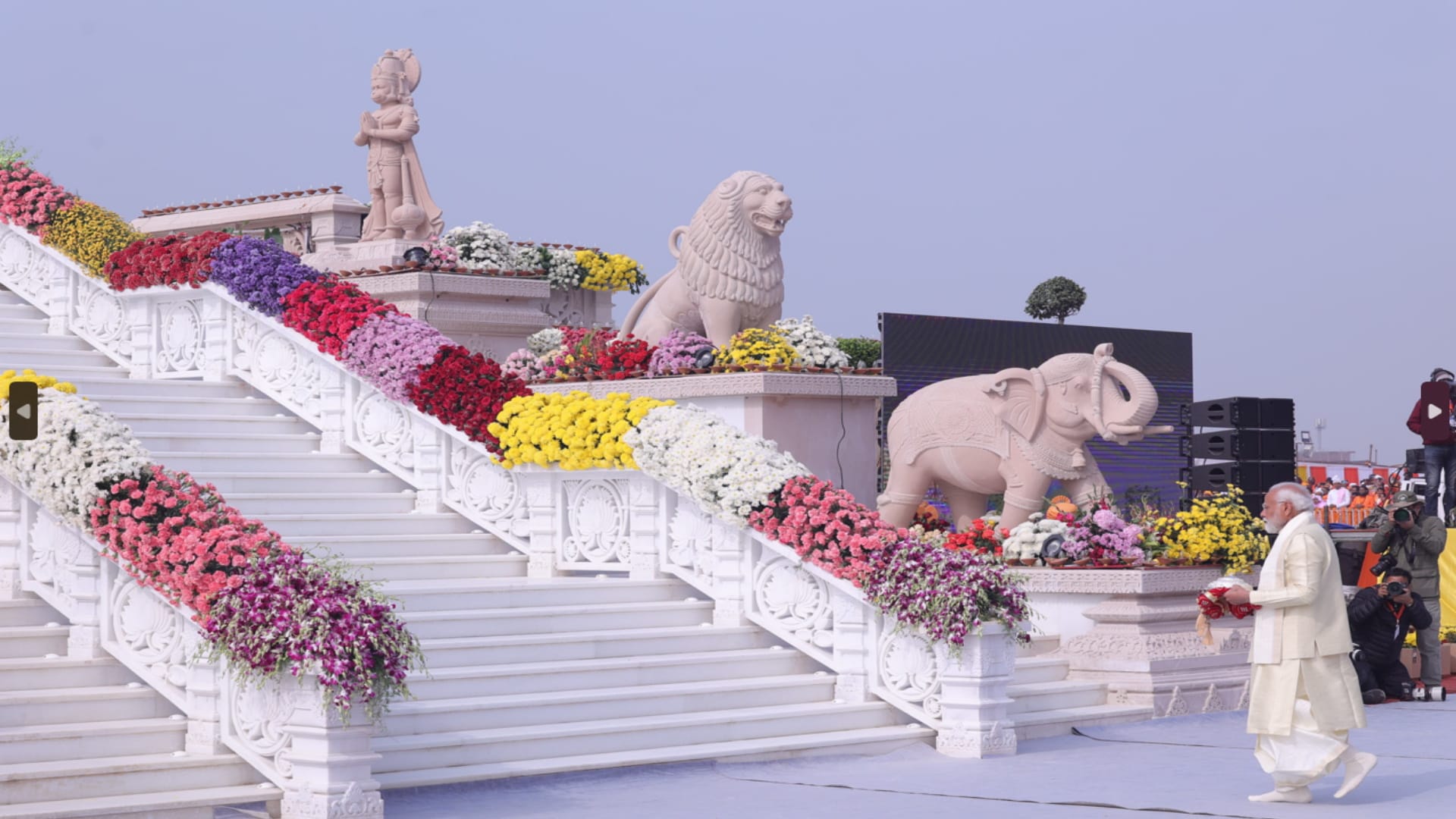 Ayodhya Ram Mandir Pran Prathistha Photos: PM Modi in Ayodhya Ram Lalla Virajman Murti Images