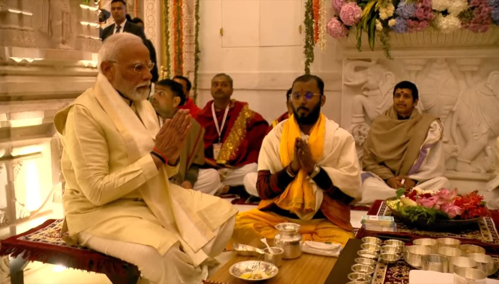 Ayodhya Ram Mandir Pran Prathistha Photos: PM Modi in Ayodhya Ram Lalla Virajman Murti Images