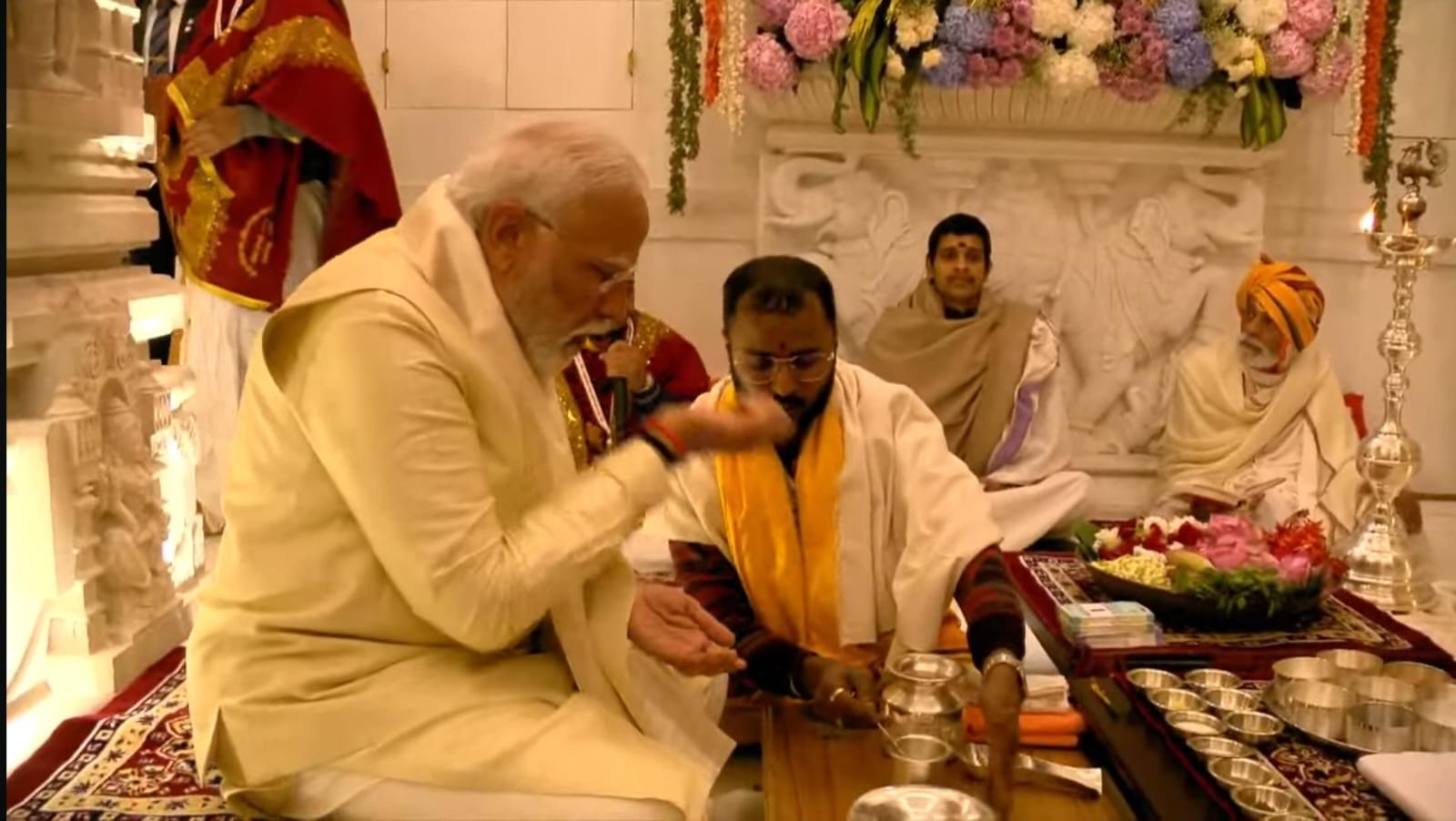 Ayodhya Ram Mandir Pran Prathistha Photos: PM Modi in Ayodhya Ram Lalla Virajman Murti Images