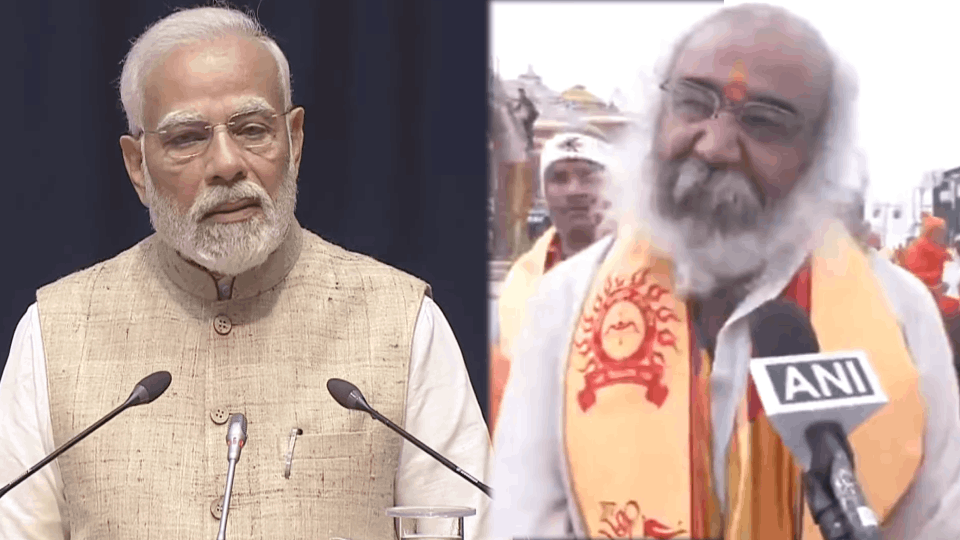 Congress leader Acharya Pramod Krishnam praised PM Modi before the consecration program