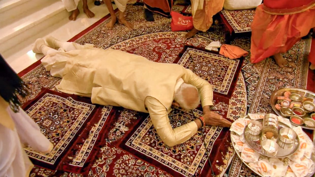 Pran Pratishtha Ayodhya Ram Mandir Ashtanga Sashtanga Namaskar Significance of Sashtang pranama in hindi