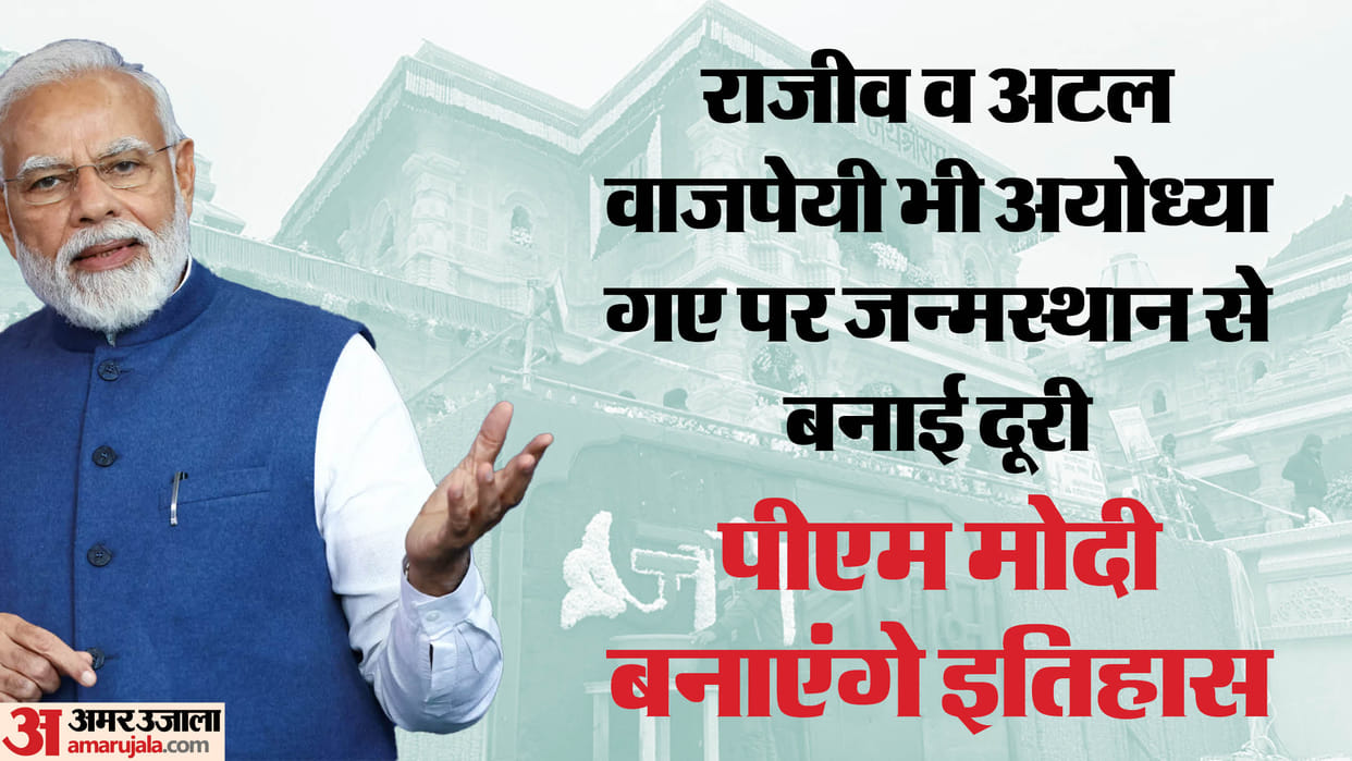 Prime Minister Narendra Modi will again create history will reach Shri Ram's birthplace for the third time