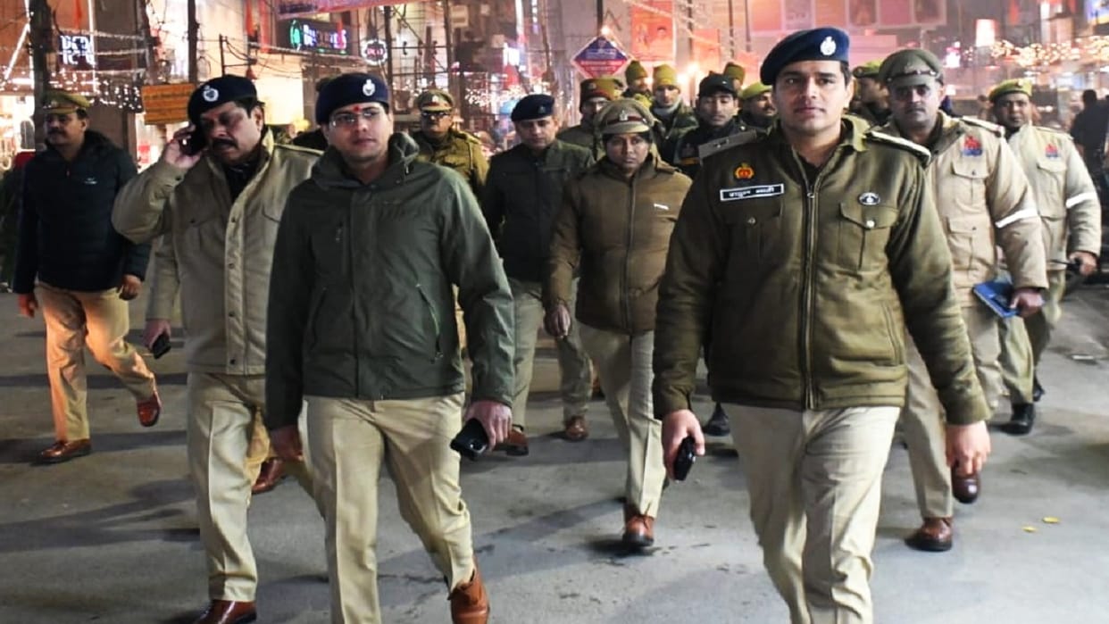 Tight security in Bareilly over the ayodhya Ram Temple Inauguration