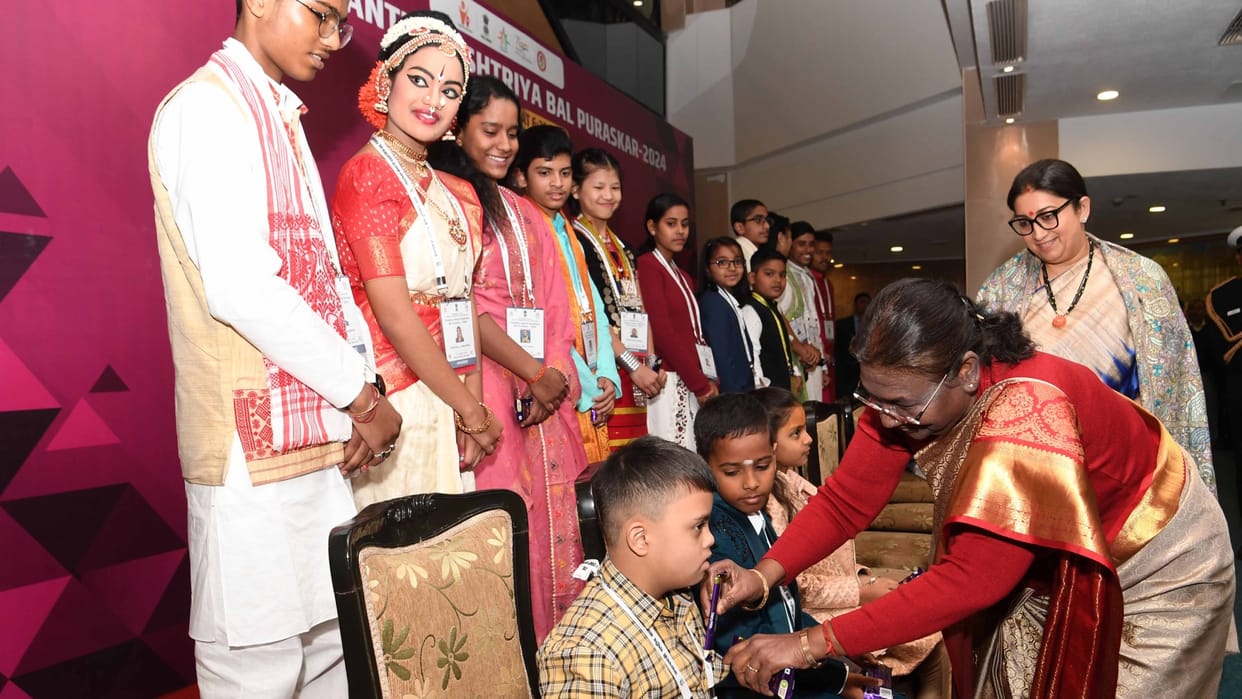 Mountaineer, AI scientist, 'Google boy' among 19 children awarded with PM Bal Puraskar