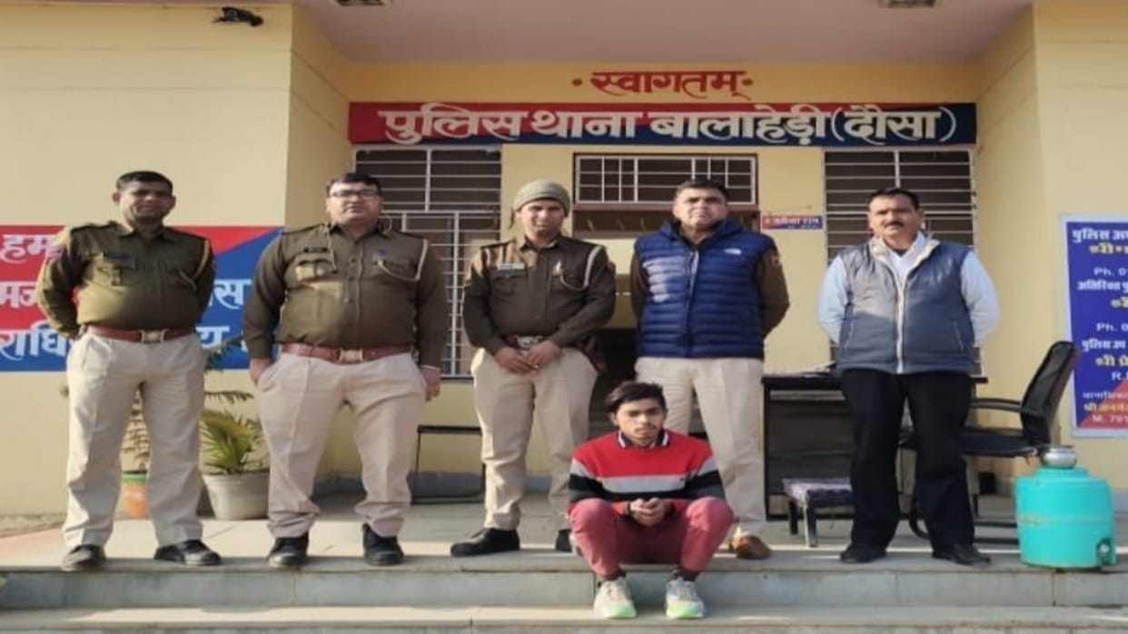 Dausa News Shiva the thief who stole vehicle from the highway arrested