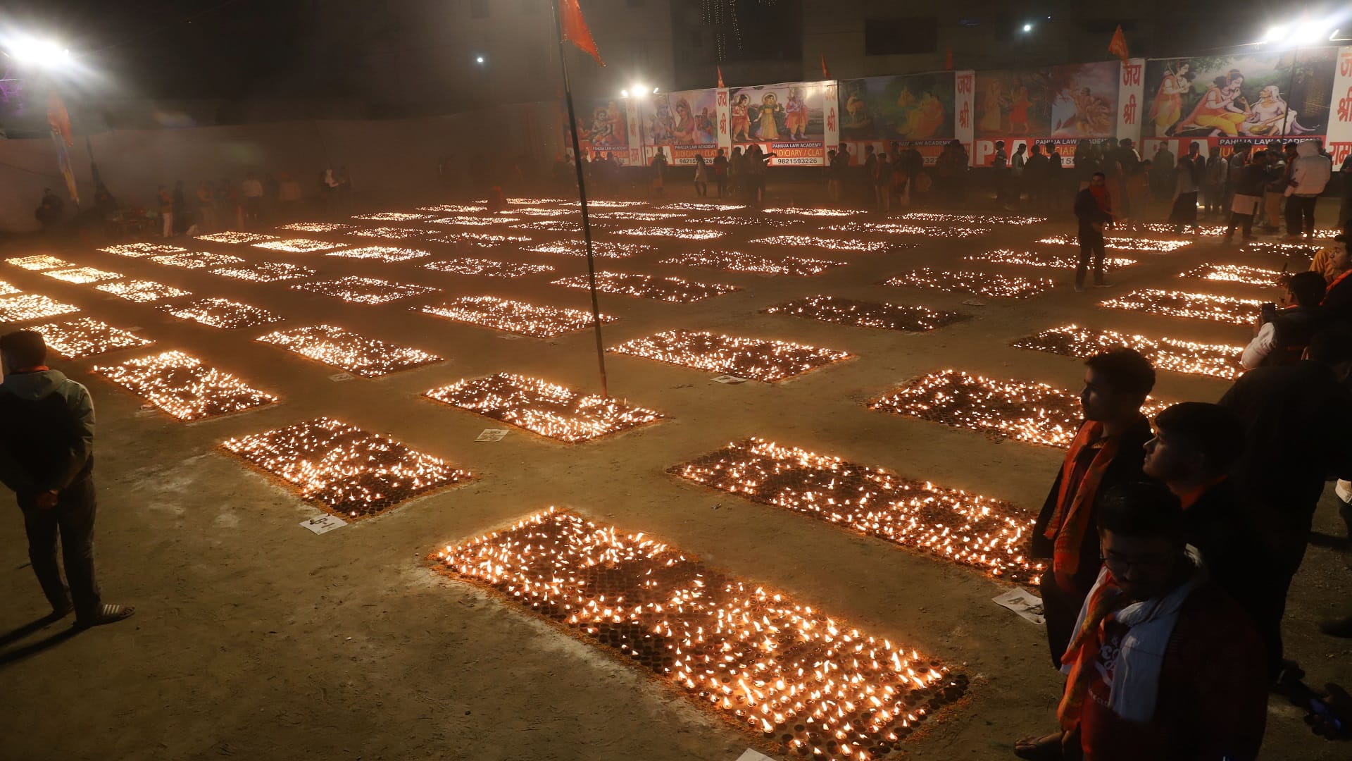 Delhi NCR lit up to welcome Ram Lalla fireworks like Diwali