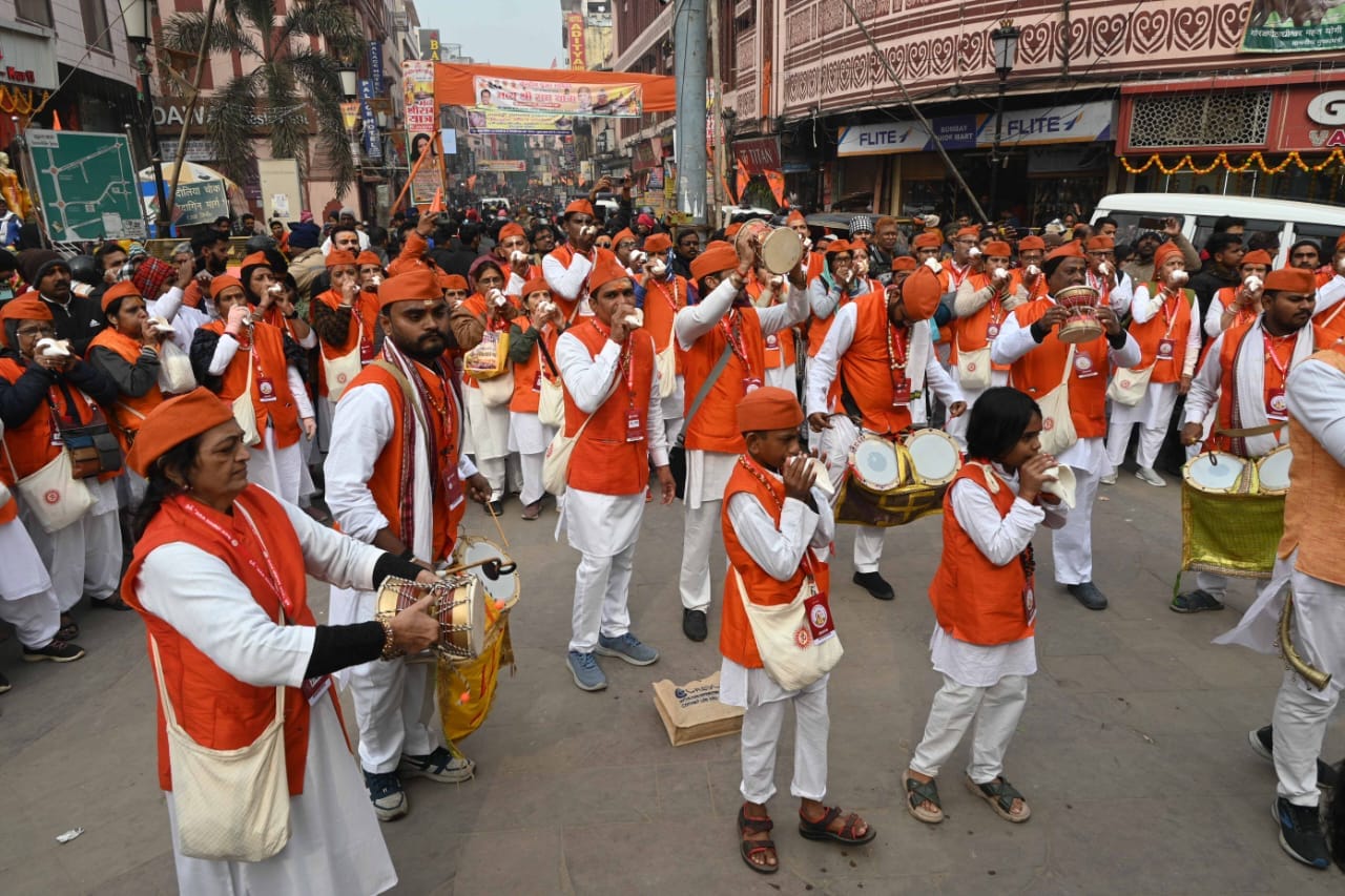 Ayodhya Ram Mandir Pran Pratishtha celebration in varanasi see latest photos
