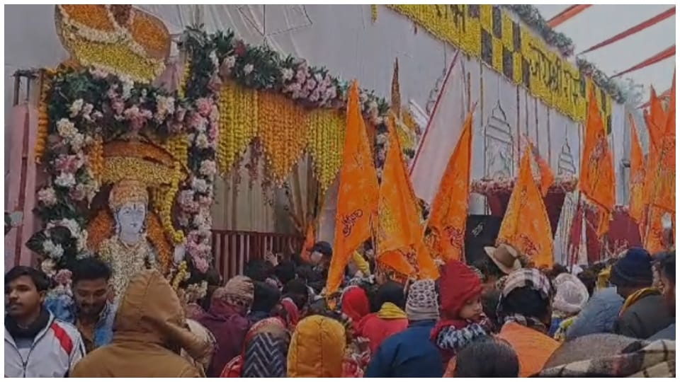 Ram Mandir Pran Pratistha thousands of devotees reached Mehandipur darshan of Balaji Maharaj