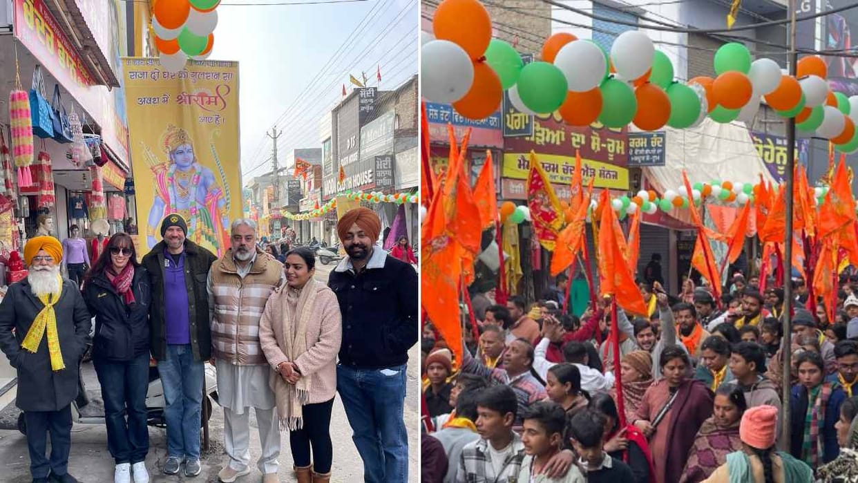 Foreign guests participated in Ram Yatra in Sunam