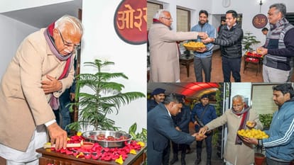 Rammay Haryana: People flocked to temples during the day, the state illuminated with Deeps at night