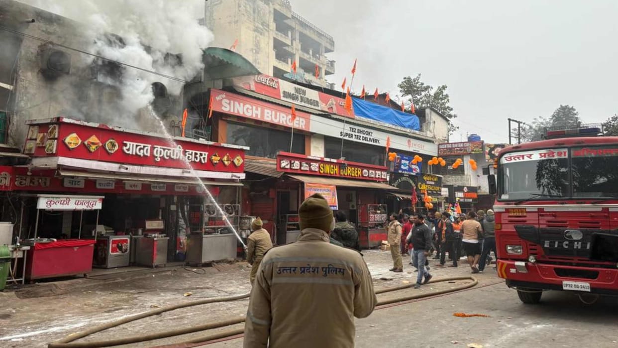 Fire breaks out in restaurant in Gorakhpur