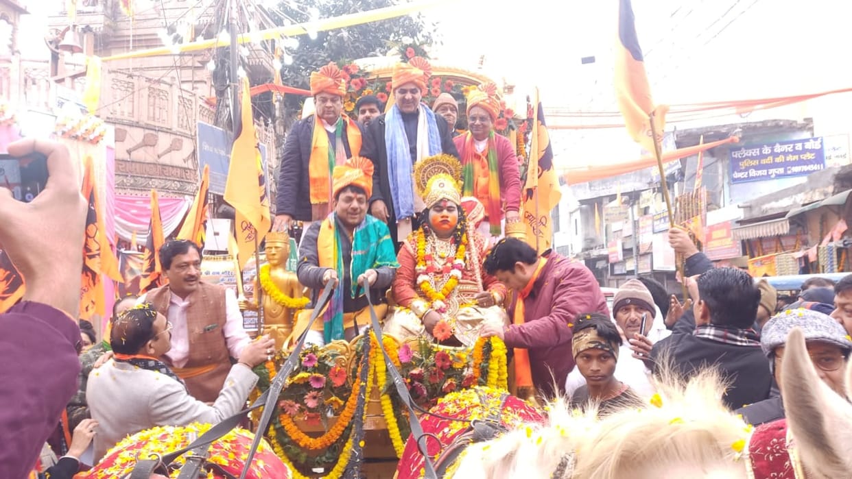 Muzaffarnagar: Muzaffarnagar resonating with the name of Ram, Rathyatra by Sanjeev baliyan