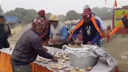 शामली में मुस्लिमों ने  भंडारा भी लगाया