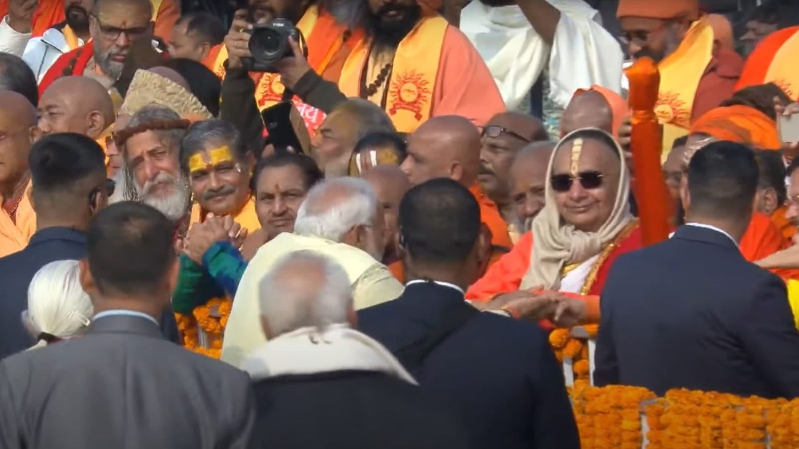 Ayodhya: PM Modi inquires about the well-being of guests who arrived during Pran Pratishtha, meets Nita, Sumit