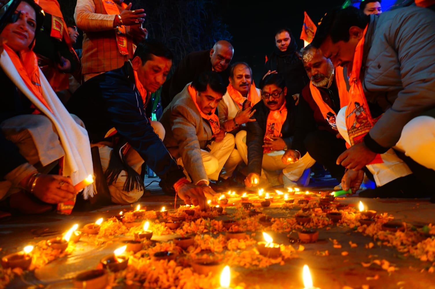 Ram Mandir Pran Pratishtha Celebration and Deepotsav In Uttarakhand Photos