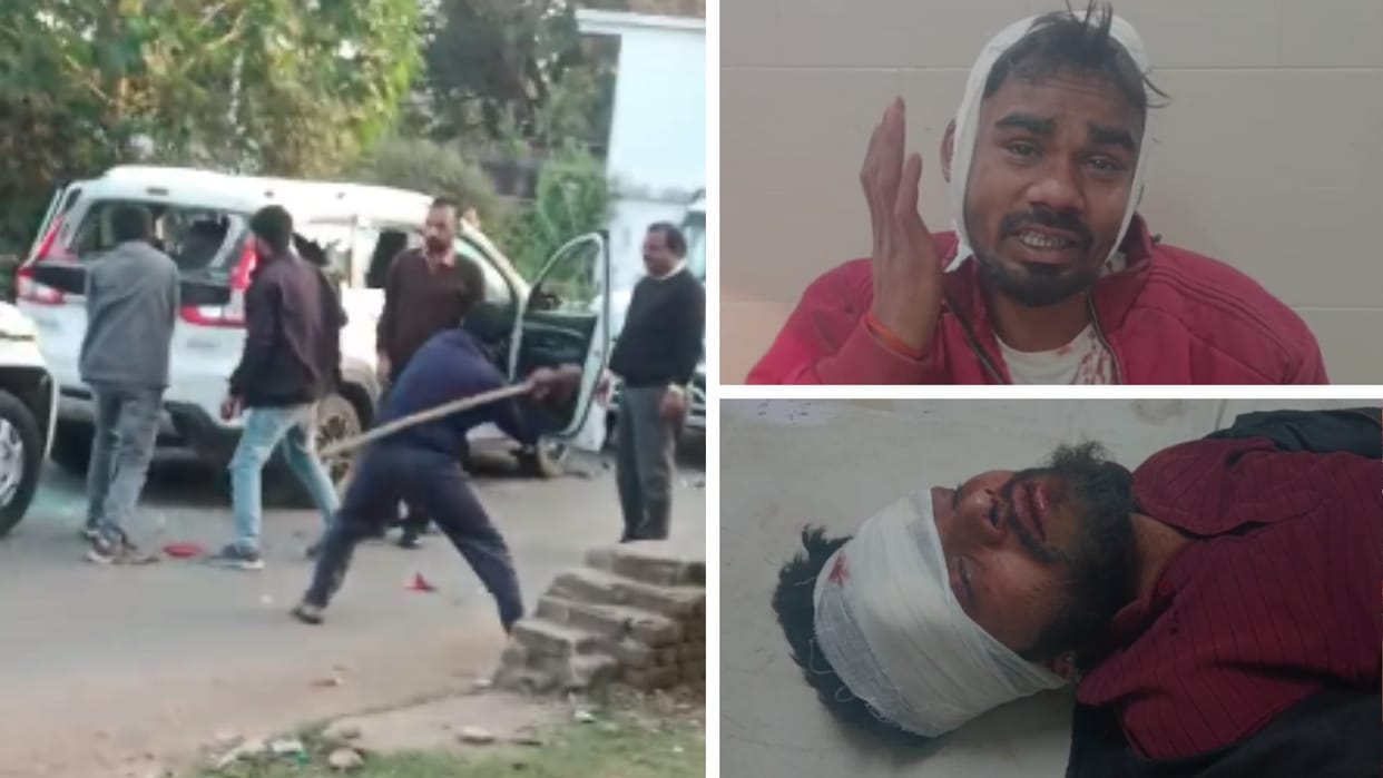 MP News: SDM showed hooliganism, made two youths stand and beat them when they overtook the car.