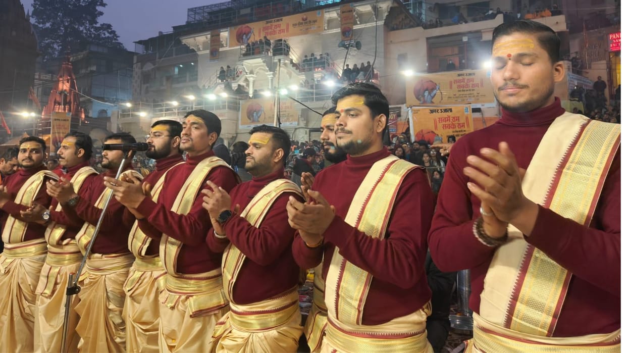 Ayodhya Ram Mandir News Light lamp at Ganga Ghat to welcome Ramlala