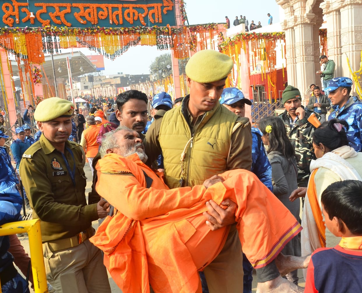 Ramlala Darshan: Many devotees got injured due to pushing and shoving, 67 sent to Shri Ram Hospital