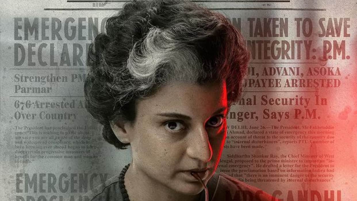 Emergency Teaser out kangana ranaut as former pm indira gandhi anupam kher film to release on 14 june 2024
