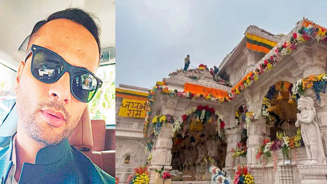 Ram Mandir: Zubair of Meerut decorated Ayodhya with foreign flowers