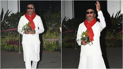 Ram Mandir Jackie Shroff brings Lord Ram idol from Ayodhya he returned barefoot pose with Vivek Oberoi