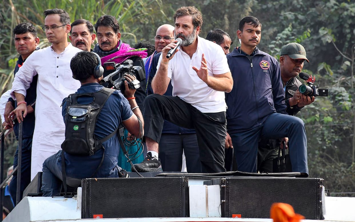 rahul gandhi said we have broken barricades but not break law in guwahati assam bharat jodo nyay yatra