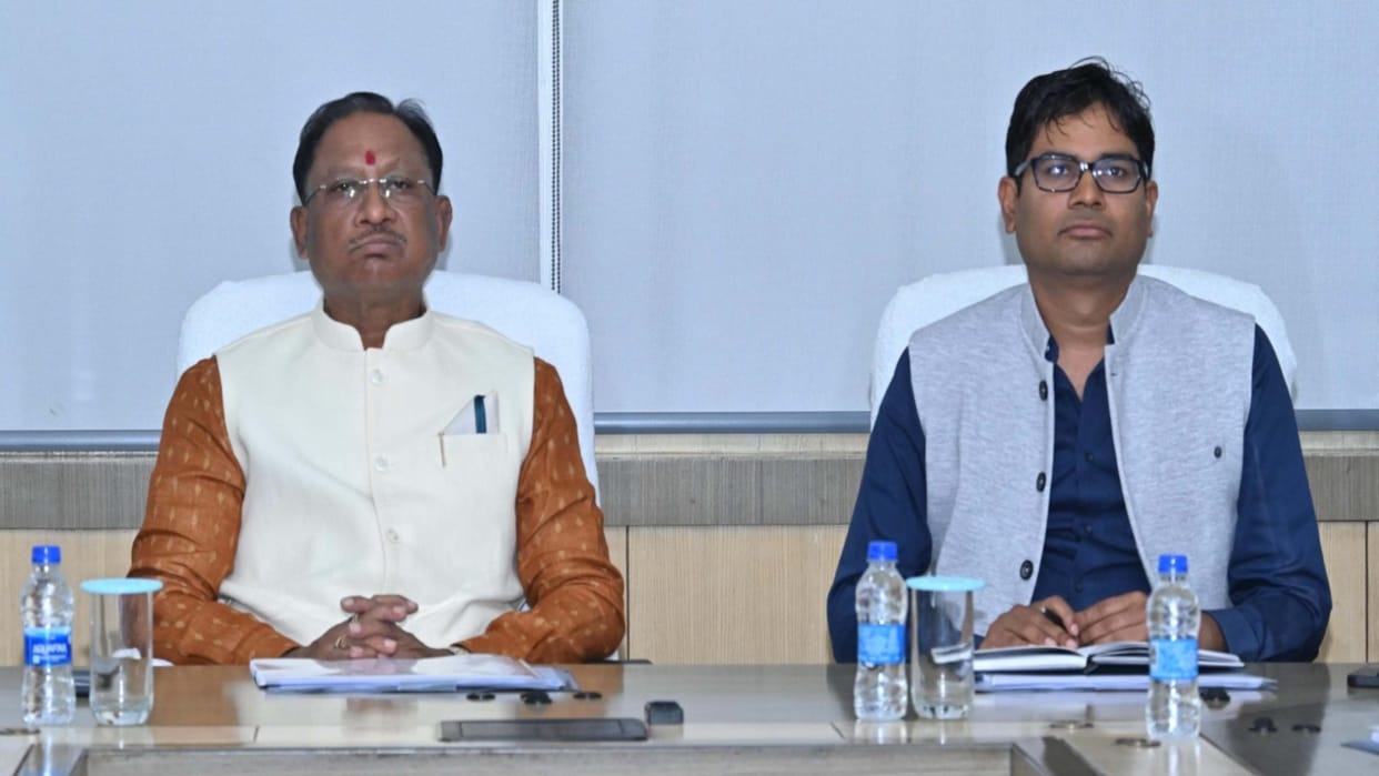 Chhattisgarh: CM Sai reviewed budget preparation his departments, OP Chaudhary was present