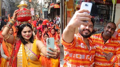 People of Delhi expressed the joy of Pran Pratistha in pictures