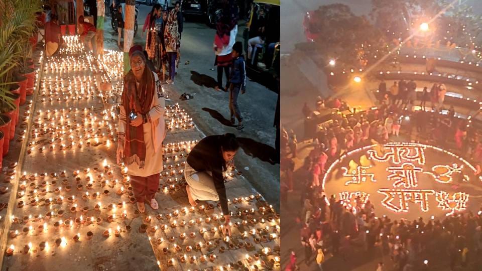 There was echo of Jai Shri Ram all around in Greater Noida