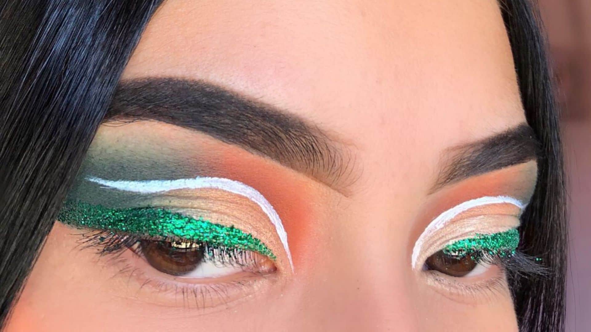 Republic Day 2024 simple tricolor makeup look for republic day