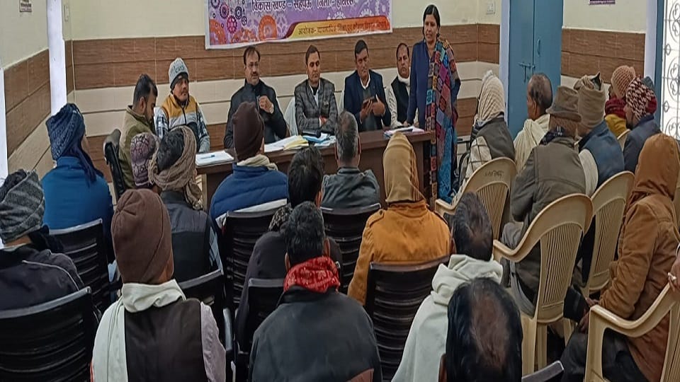 Sahpau area panchayat will develop villages with Rs 1.5 crore