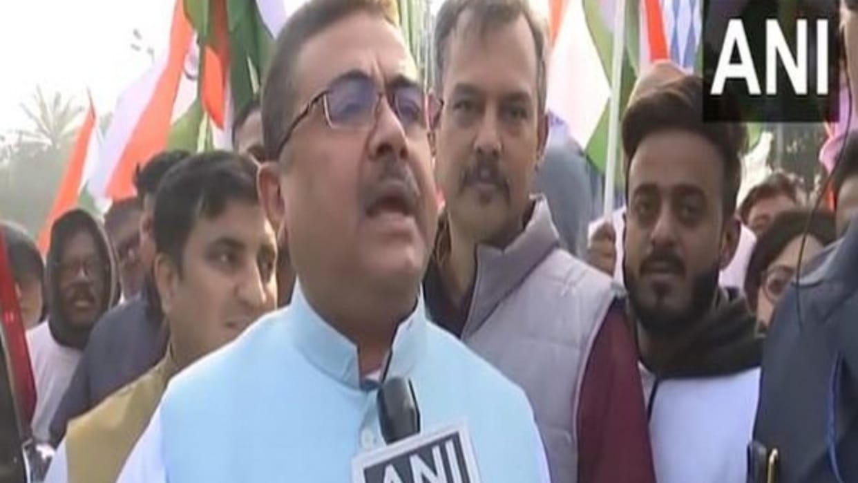bengal suvendu adhikari on parakhram diwas netaji subhas chandra bose birth anniversary