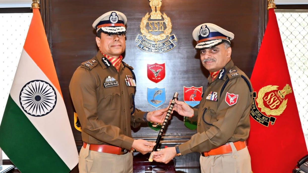 Daljit Singh Chawdhary takes over as Director General of Sashastra Seema Bal