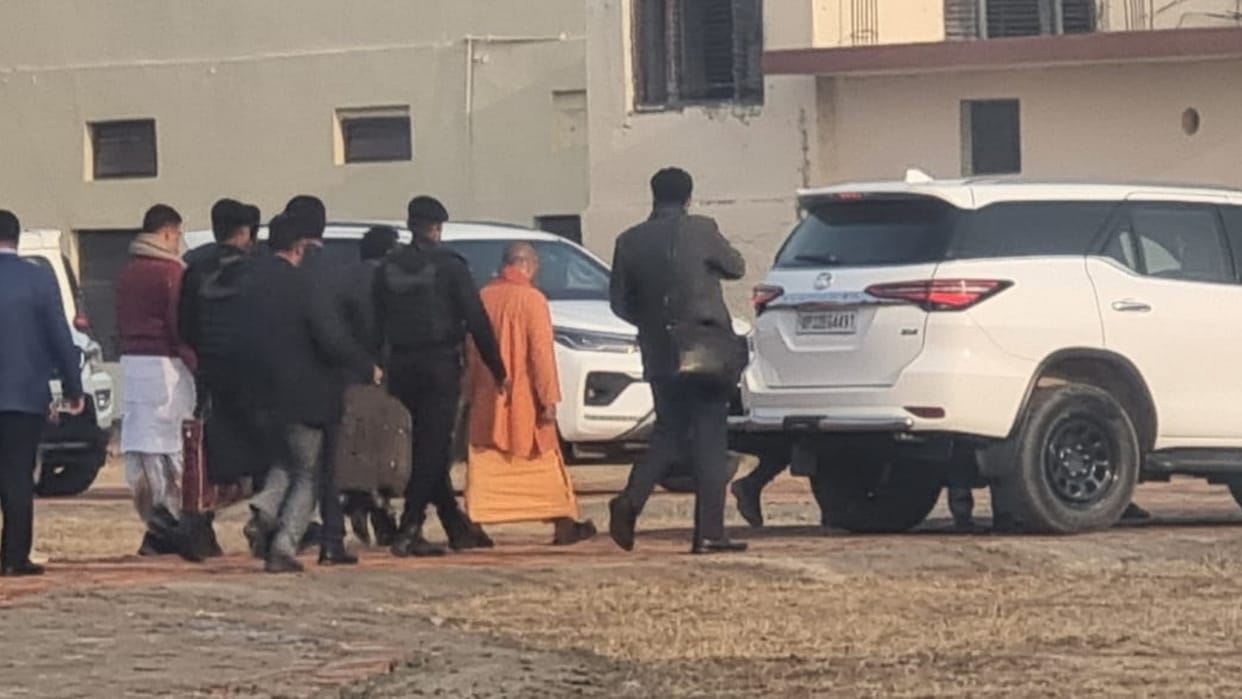 Ayodhya Ram Mandir: Chief Minister Yogi Adityanath in Ayodhya.