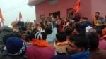 अयोध्या पहुंचे प्रवीण तोगड़िया।