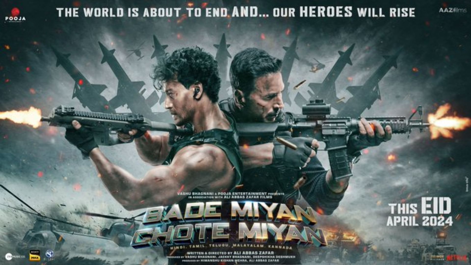 Akshay Kumar And Tiger Shroff Starrer Bade Miyan Chote Miyan Trailer ...