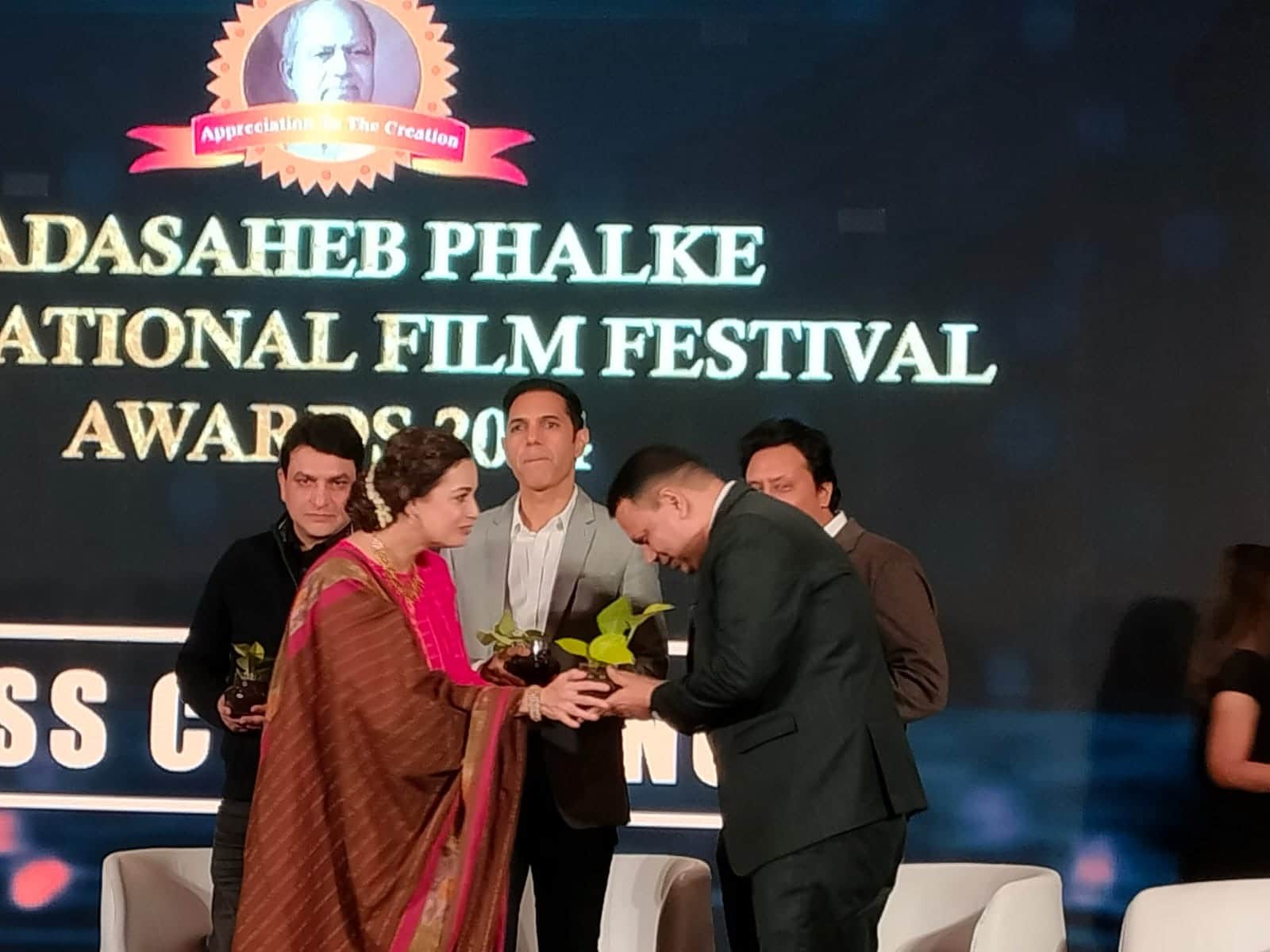 Phalke International Film Award 2024 Press Conferance Dia Mirza Nushrratt Bharuccha and others attends event