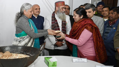 The Halwa ceremony, the final stage of the Budget preparation process for Budget 2024, held in North Block