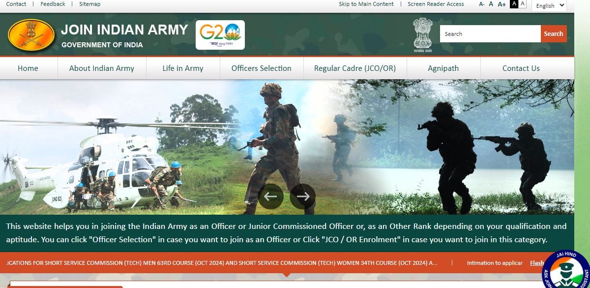 Indian Army SSC Tech 2024 recruitment know how to apply at joinindianarmy.nic.in