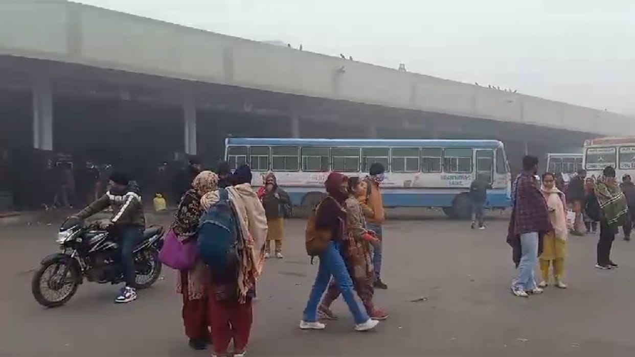 Roadways jammed, workers working under Skill Employment Corporation took command, 120 buses ran in Kaithal
