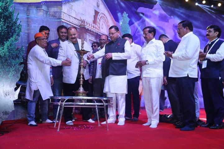 Mumbai Kauthig 2024 CM Dhami appeal to migrant definitely come to Uttarakhand once a year