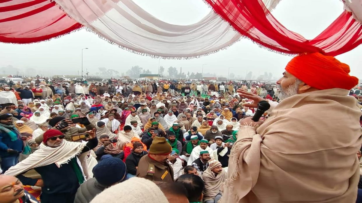 Rakesh Tikait said to take tractor as dowry and announced farmer lockdown on 16th February